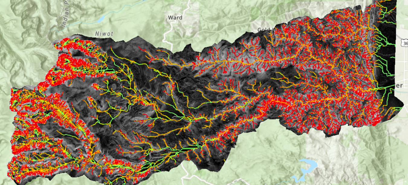 Debris Flow Hazard Map Example